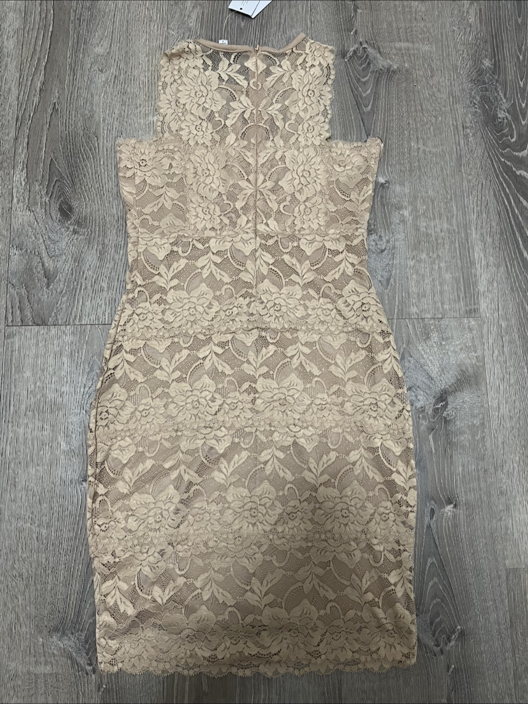 Lace Beige Dress - photo 2