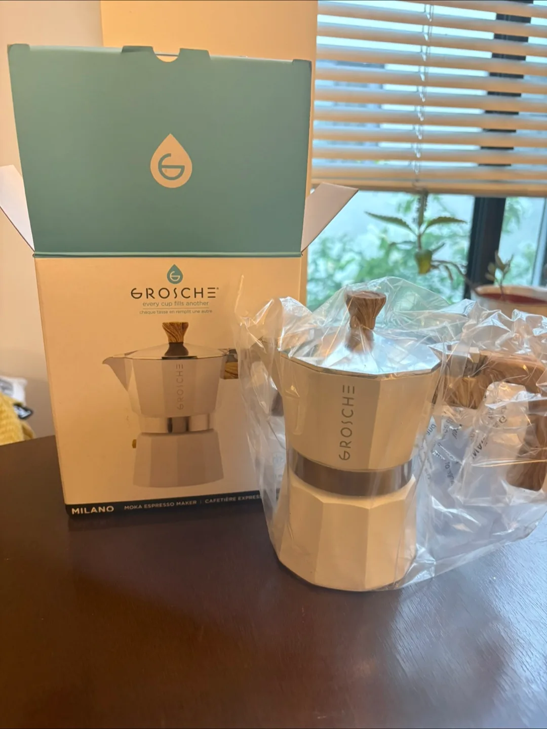 New Grosche Milano Moka Espresso Maker