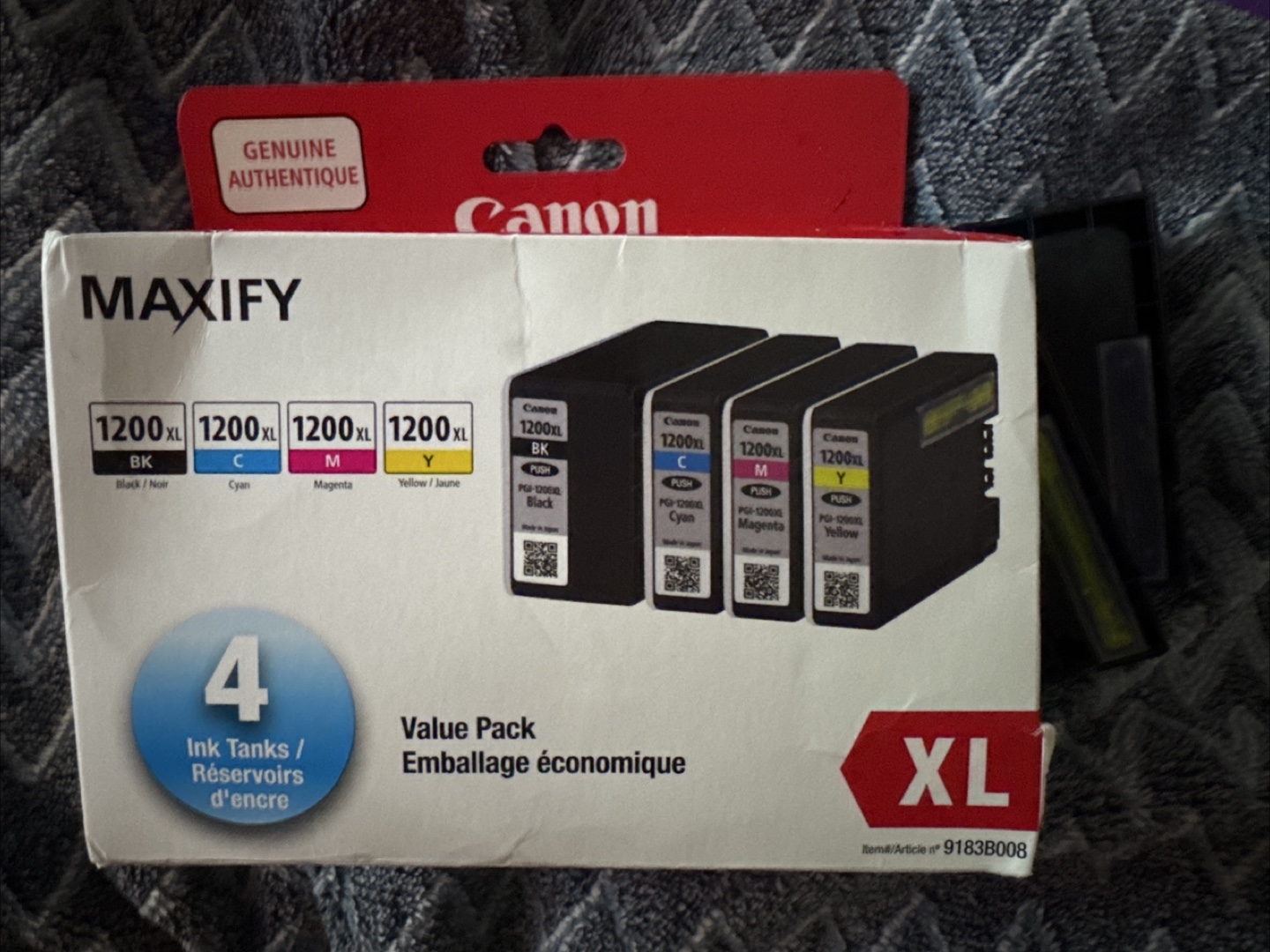 Canon MAXIFY 1200XL Ink Cartridge Set - New