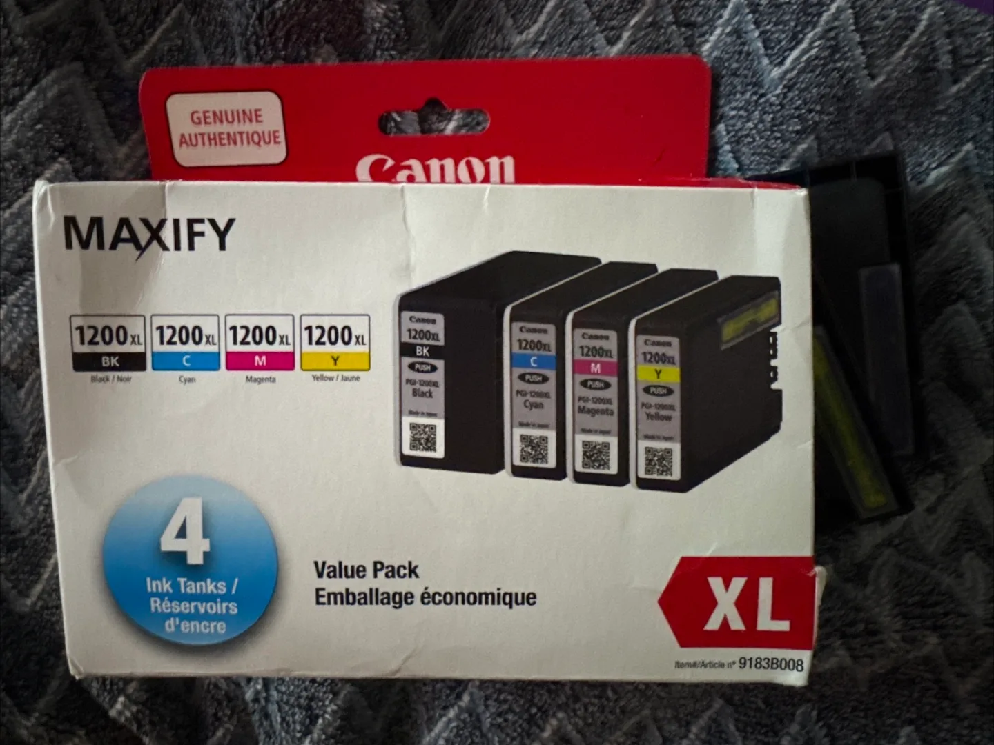Canon MAXIFY 1200XL Ink Cartridge Set - New thumbnail