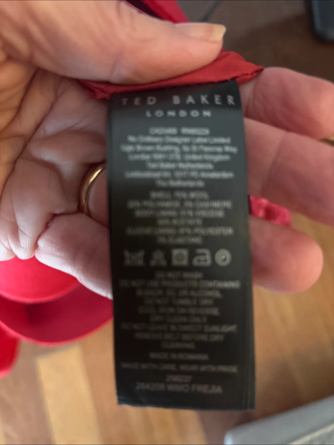 Ted Baker Frejia Crombie Strap Coat New With Tags image indicator(7)