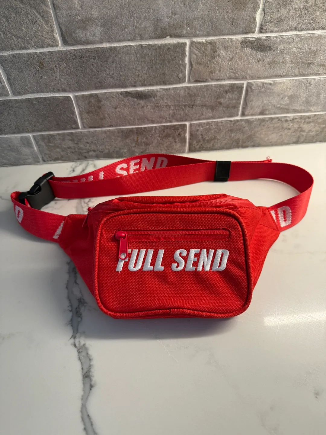 Full Send Red Belt Bag thumbnail