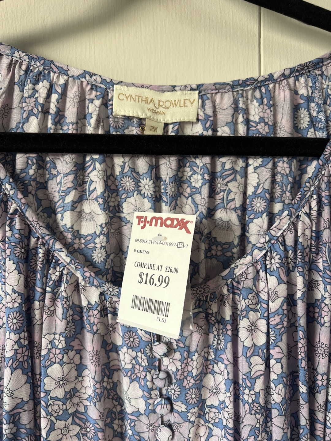 Cynthia Rowley Floral Blouse - 2X - photo 2