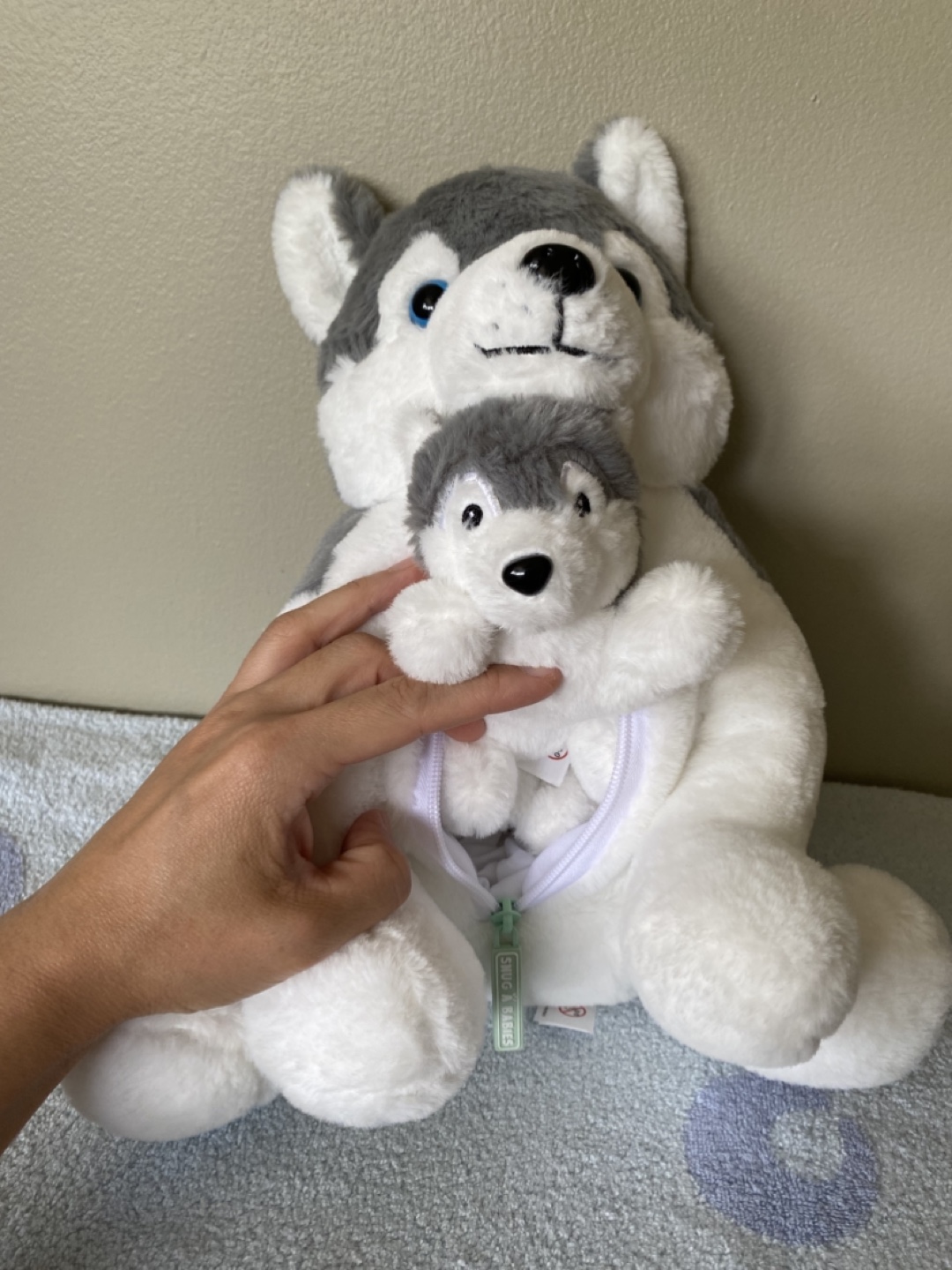 Large husky plush set - photo 4