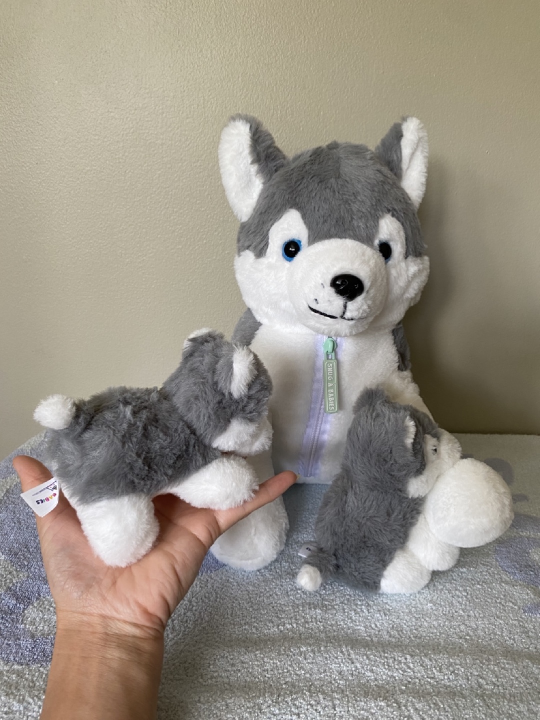 Large husky plush set - photo 5