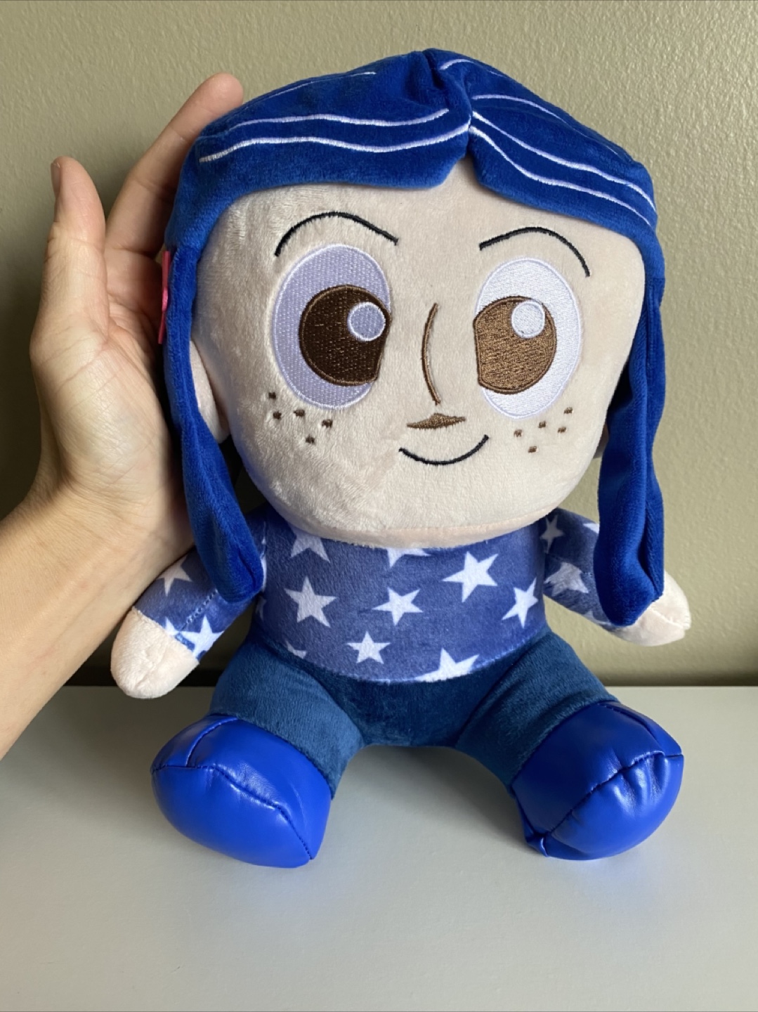Coraline doll the blue one