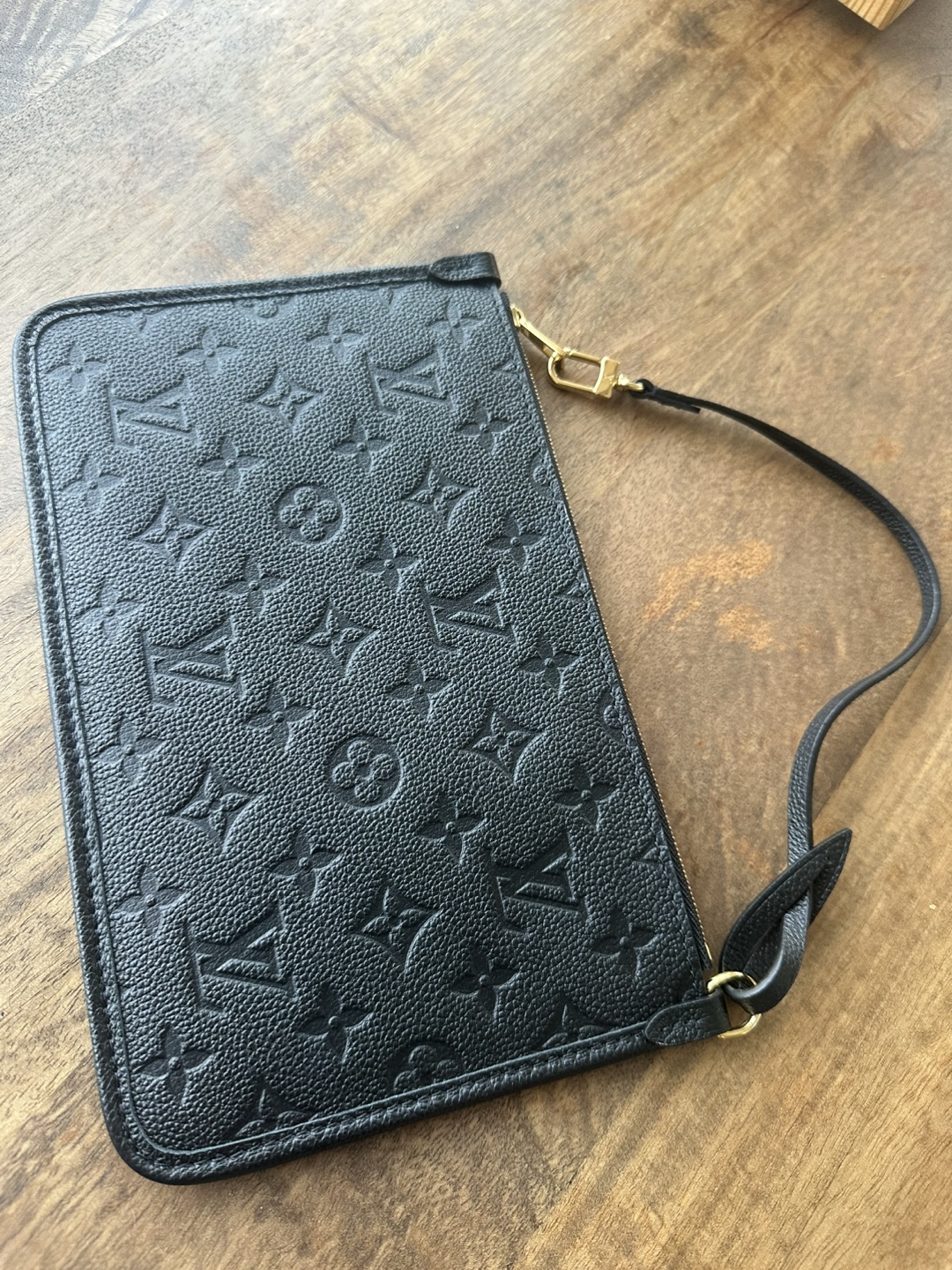 Black Louis Vuitton Black  Pochette. - excellent condition - photo 2