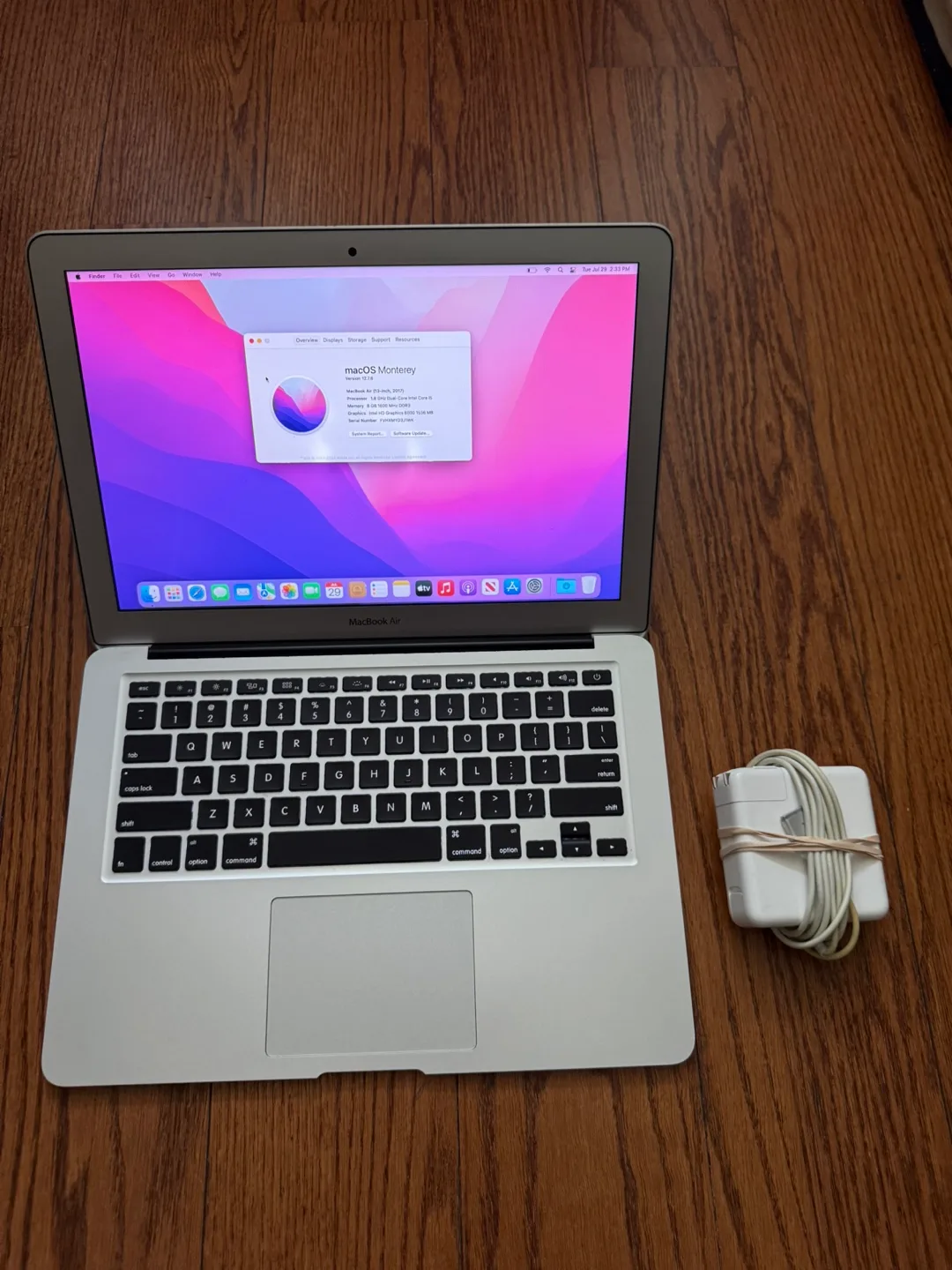 MacBook Air 13" 2017/Fully Functional/8G RAM/128GB/Grade B thumbnail
