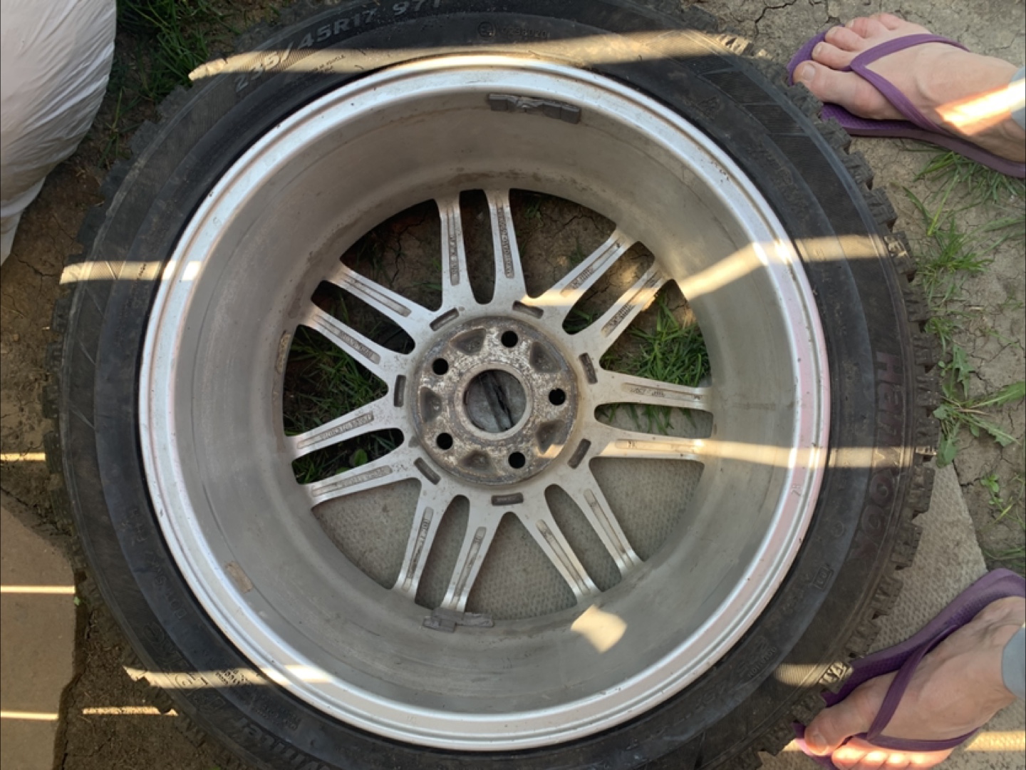 235/45R17 Winter Tires on Rims - photo 2
