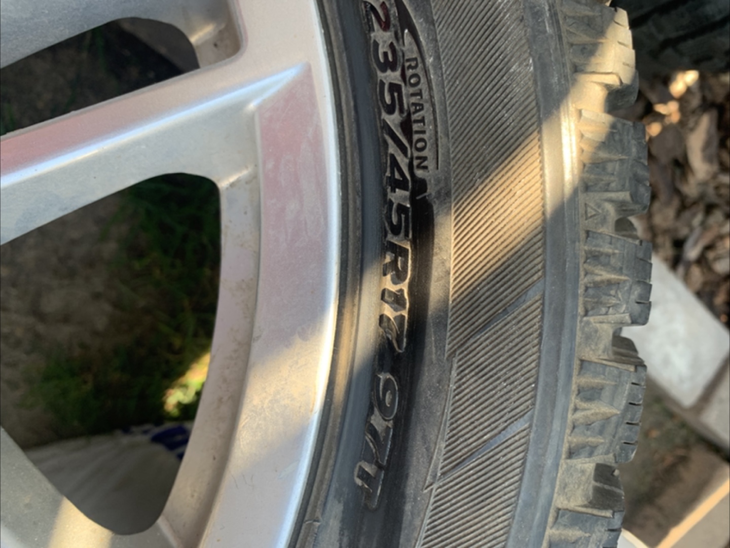 235/45R17 Winter Tires on Rims - photo 3