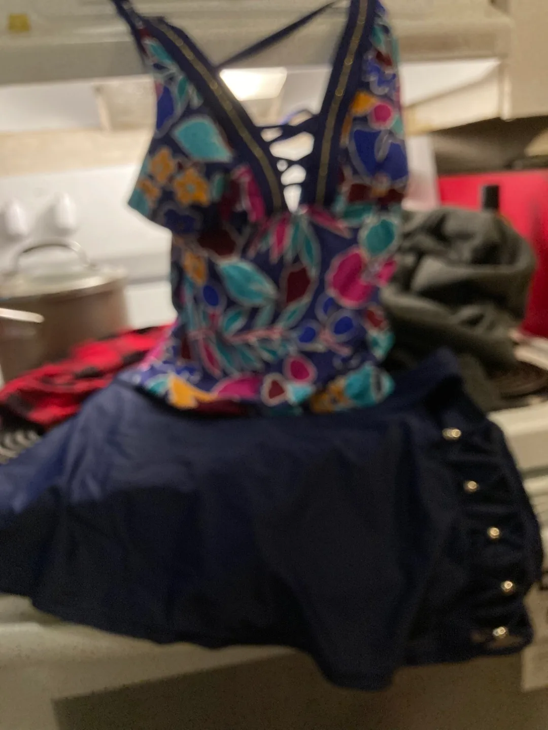 Floral Print Swimsuit image indicator(7)