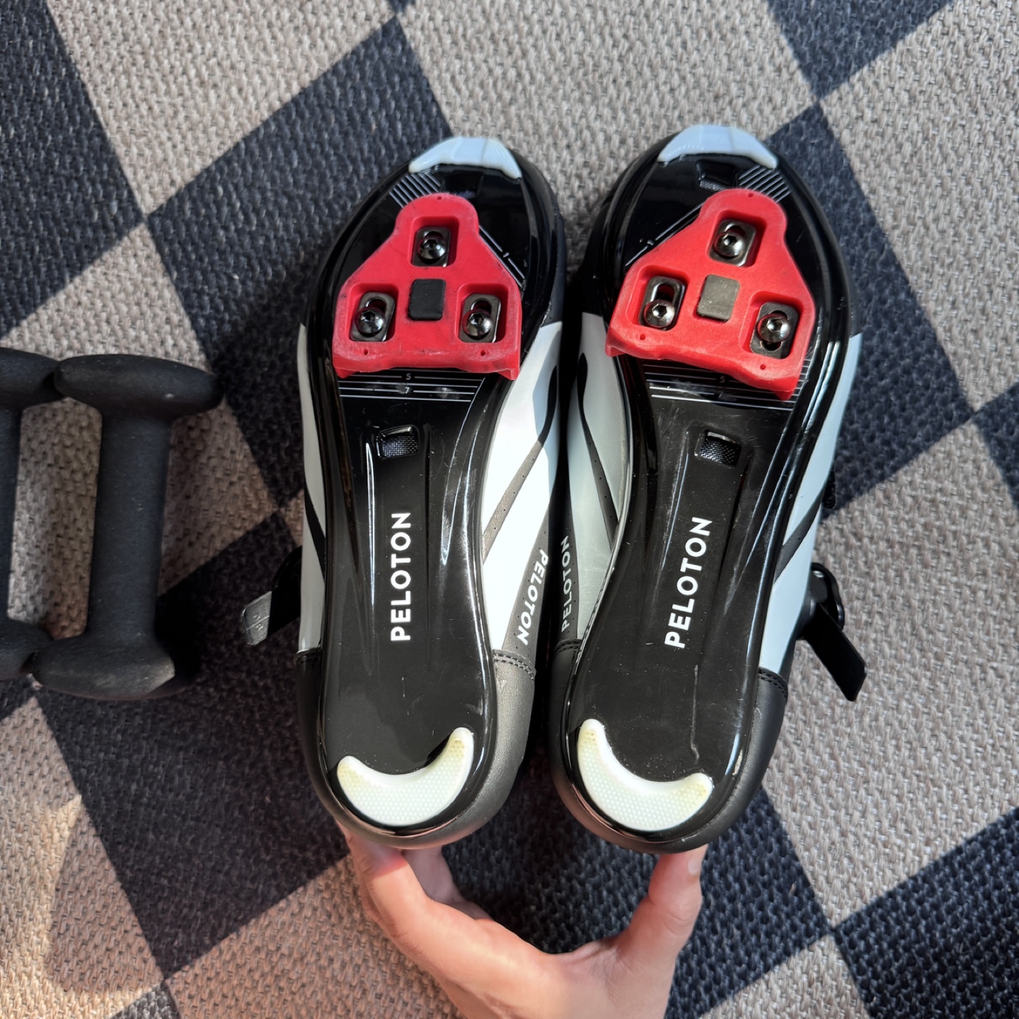 Peloton Cycling Shoes + dumbbells- Size 41 (US 9.5) - photo 3