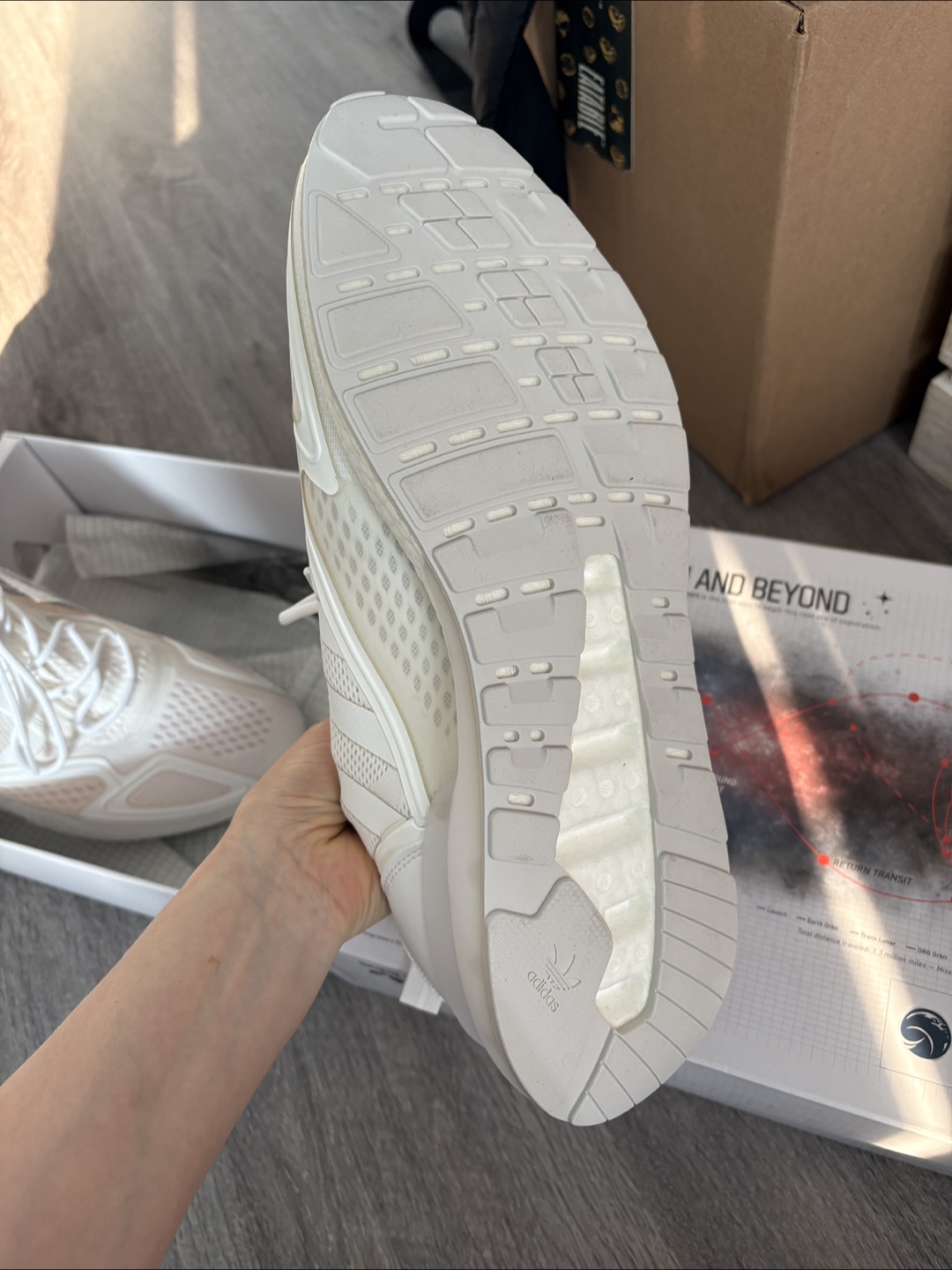 Adidas ZX 2K Boost 2.0 White Shoes - photo 5