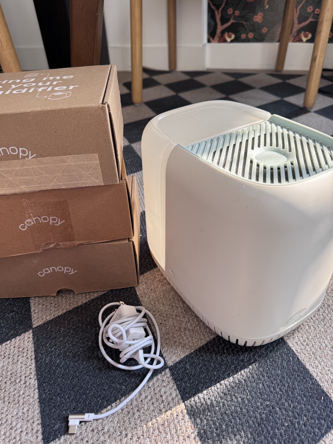 Canopy Humidifier + 3 Filters + 6 Aroma Oils