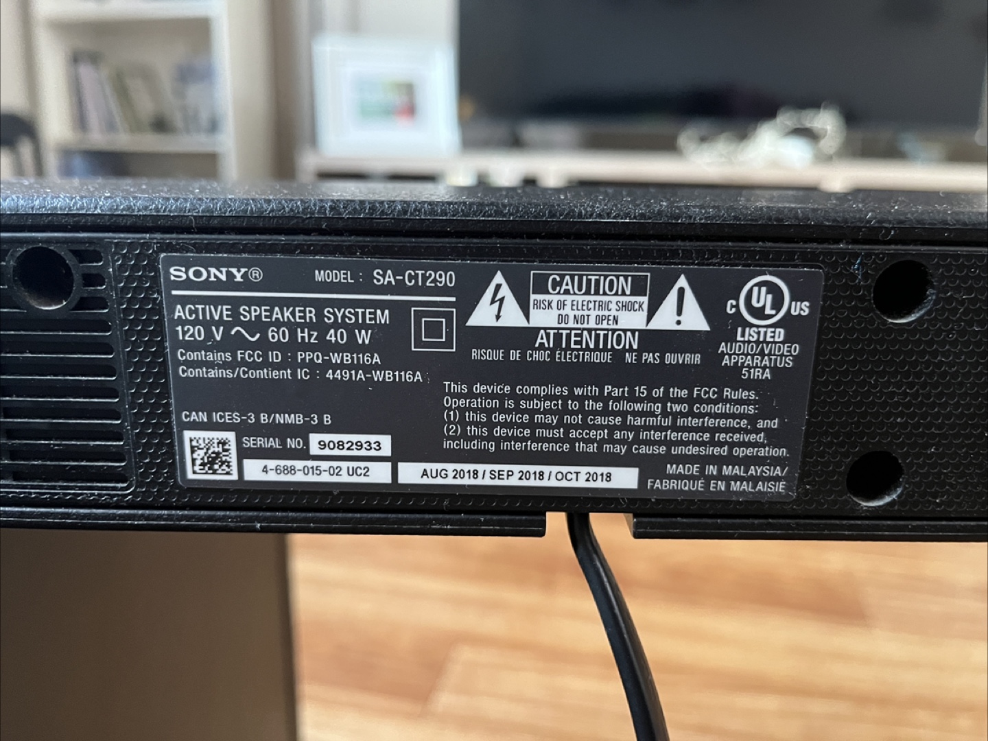 Sony SA-CT290 Soundbar with Subwoofer - photo 3