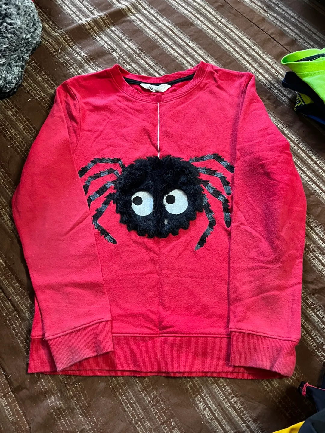 H&M Red Spider Sweatshirt, Size 8-10Y thumbnail