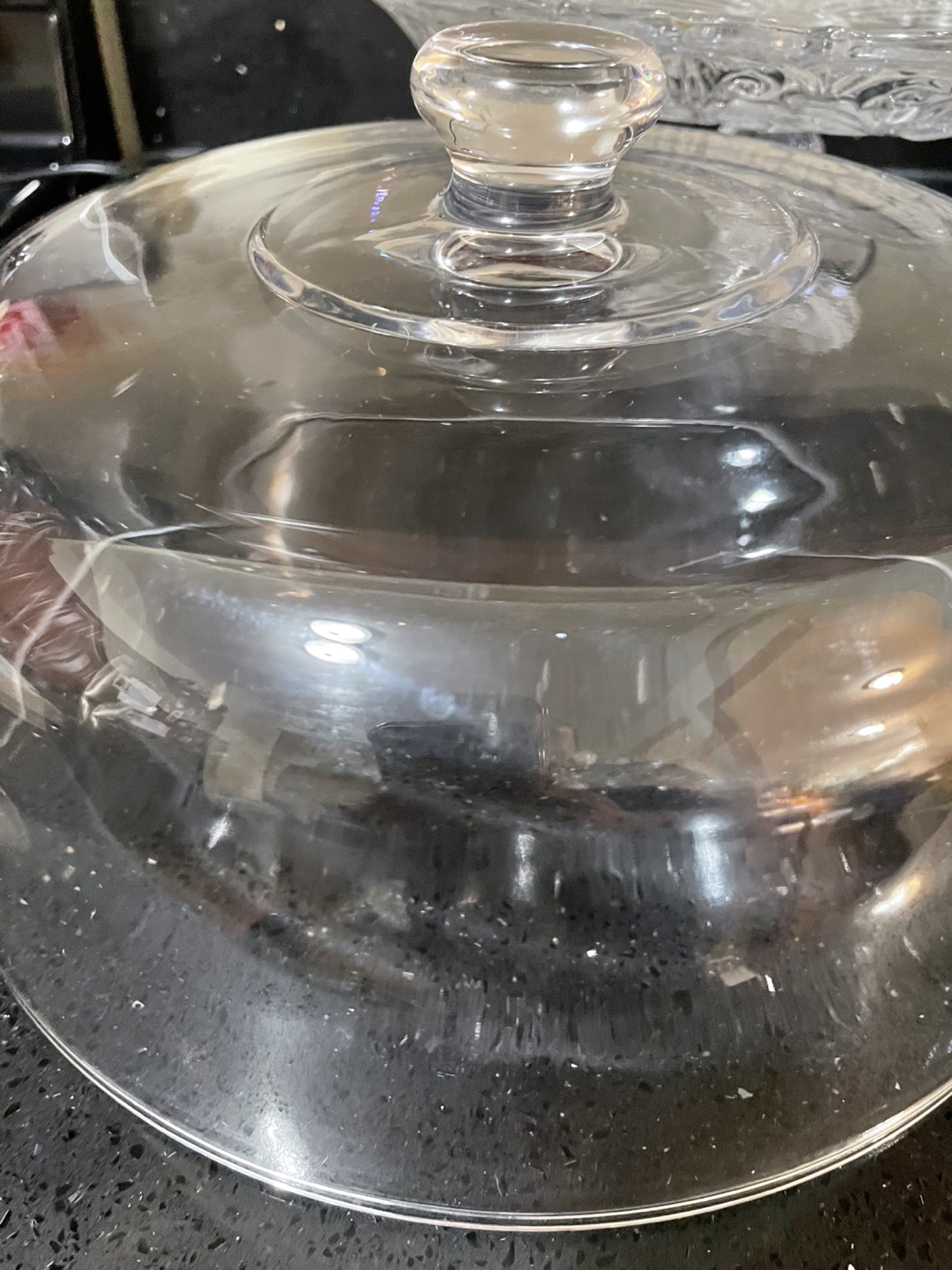 Glass Cake Stand with Dome Lid - photo 4
