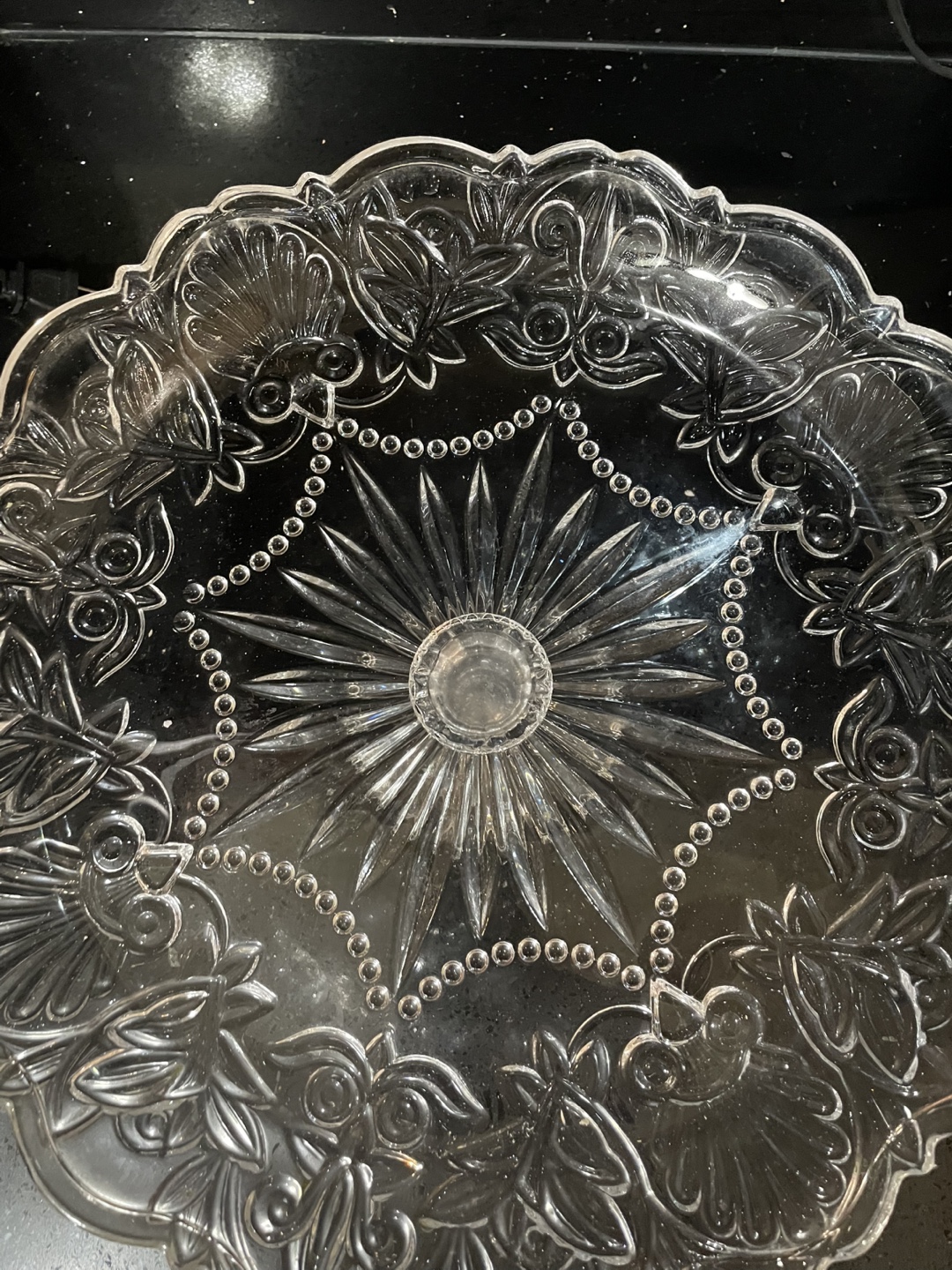 Glass Cake Stand with Dome Lid - photo 2