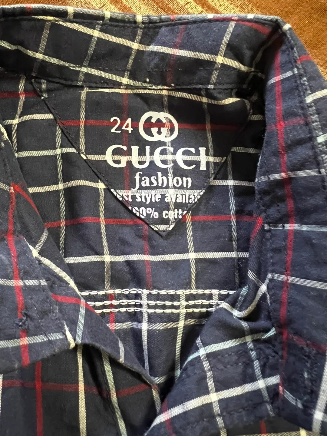 Gucci Fashion Shirt, 100% Cotton image indicator(2)
