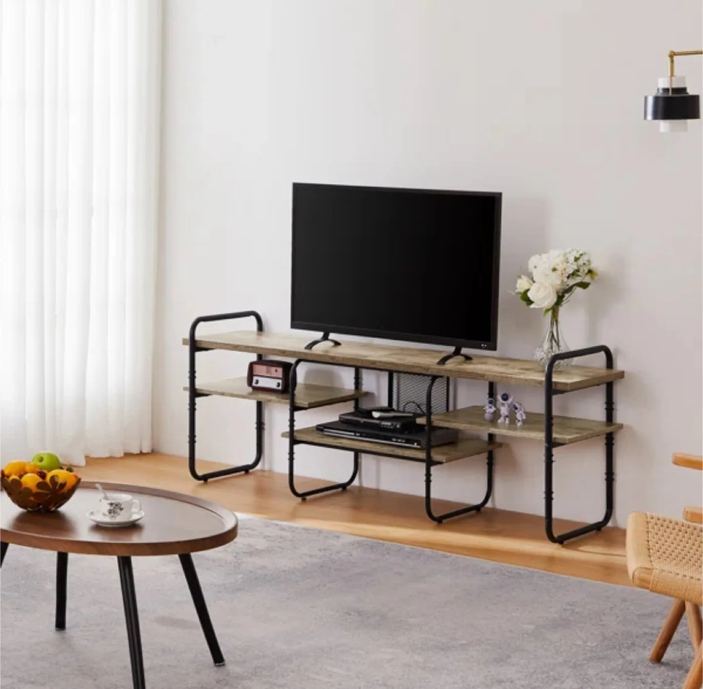 Industrial Style TV Stand - Fits up to 65" TV Brand new thumbnail