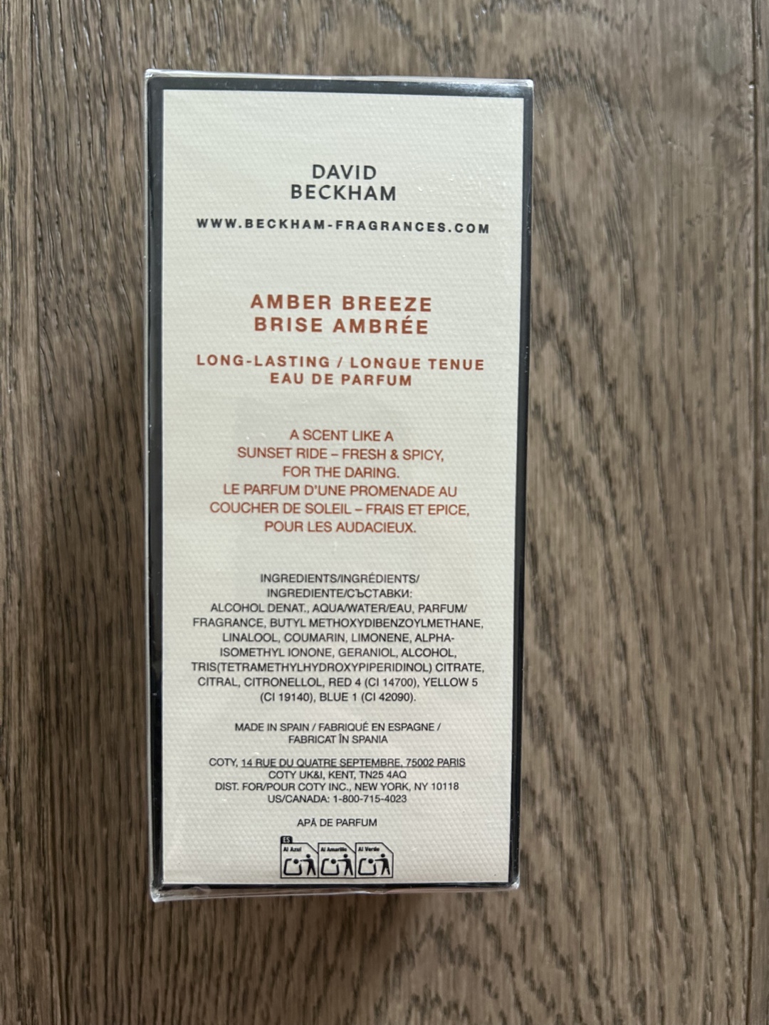David Beckham Amber Breeze Eau de Parfum 100ml - New - photo 3