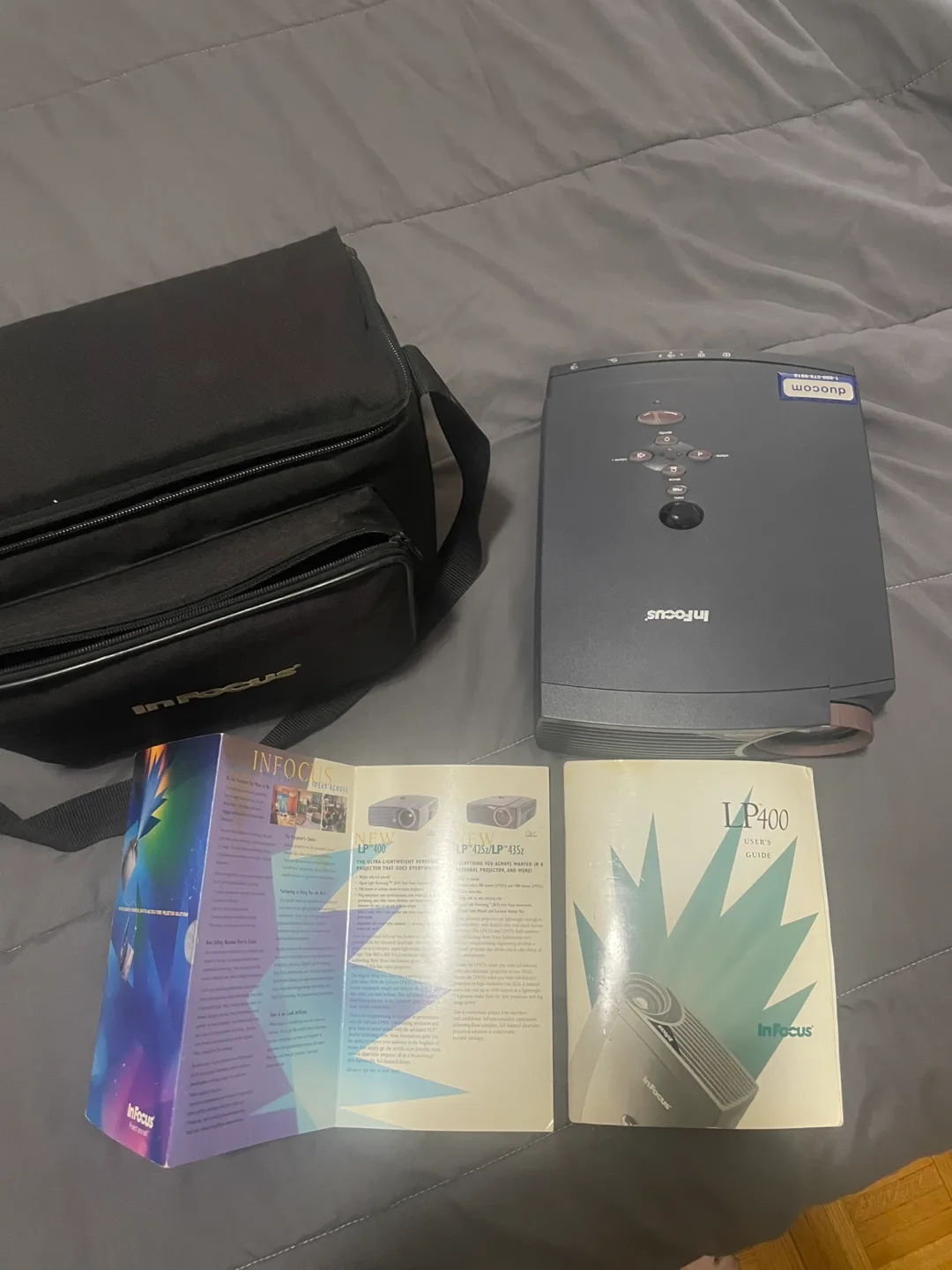 InFocus LP400 Projector with User Guide thumbnail