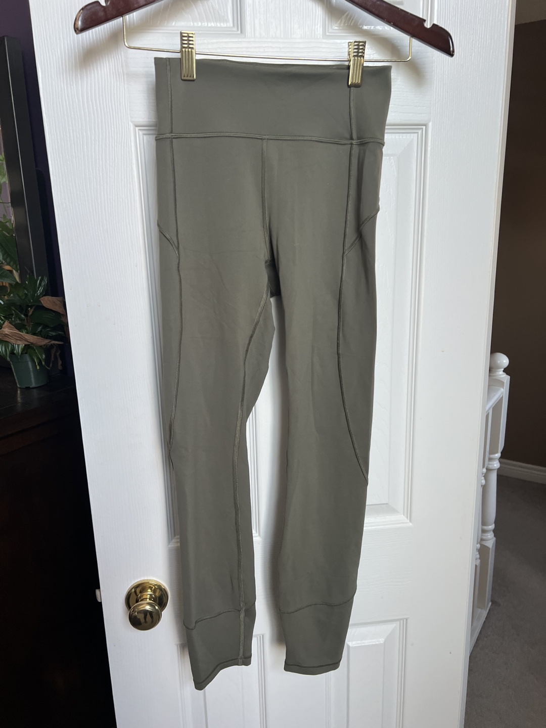 Lululemon Olive Green Leggings Size 4