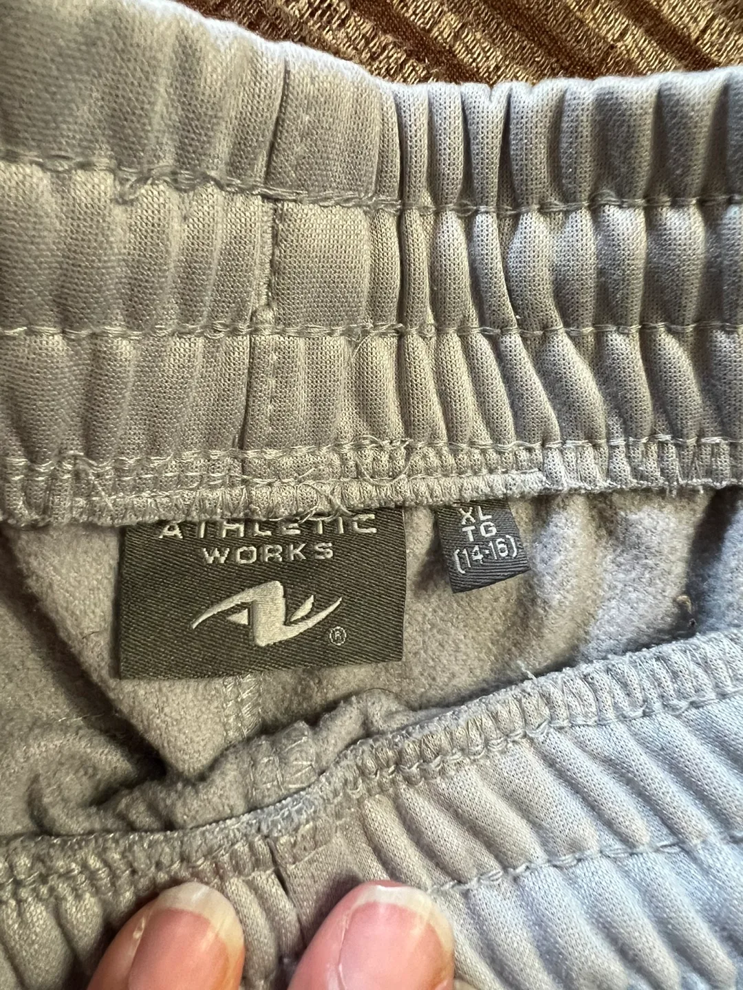 Athletic Works Grey Pants - XL (14-16) thumbnail