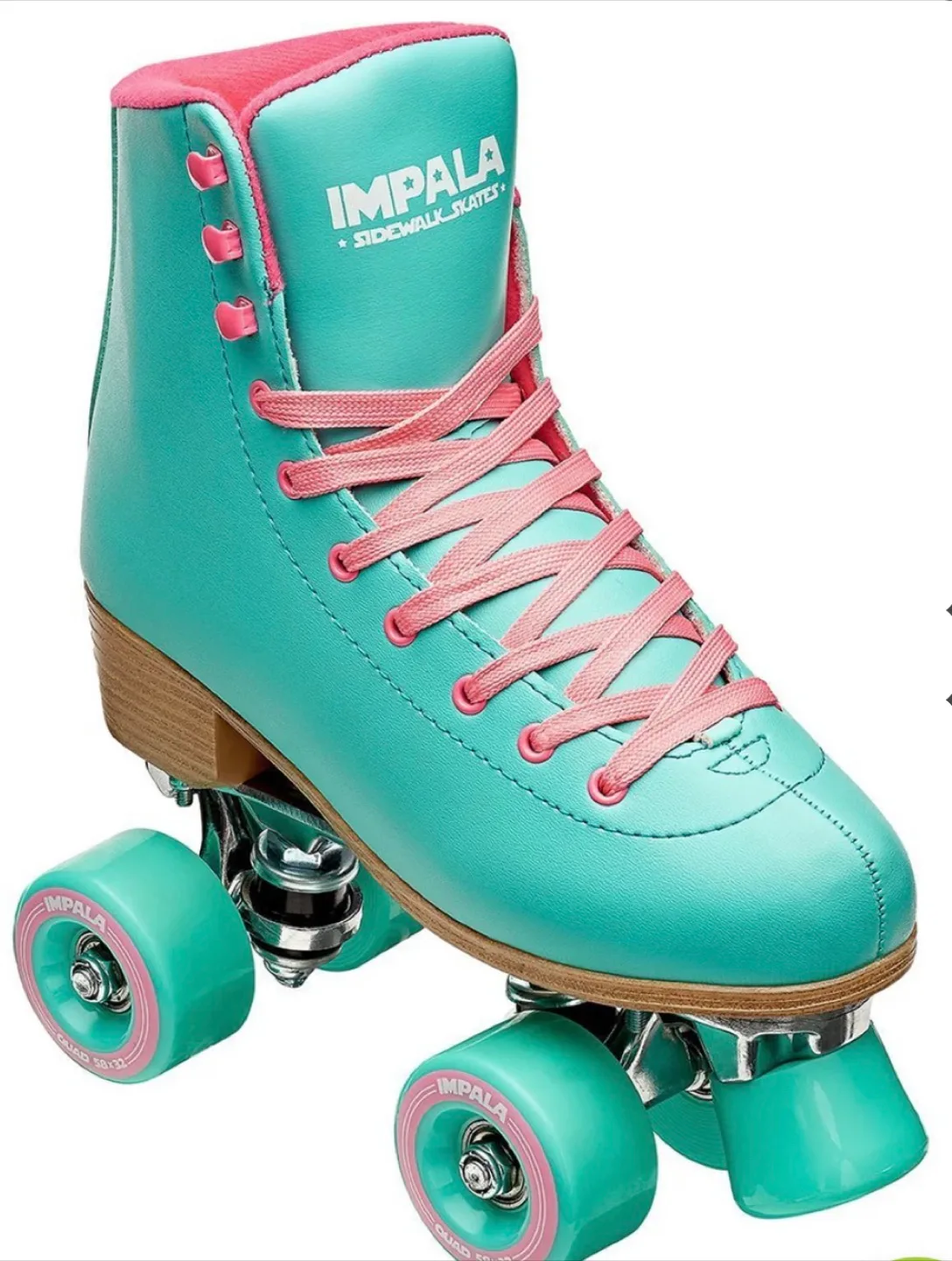Impala Sidewalk Skates - Aqua/Pink thumbnail