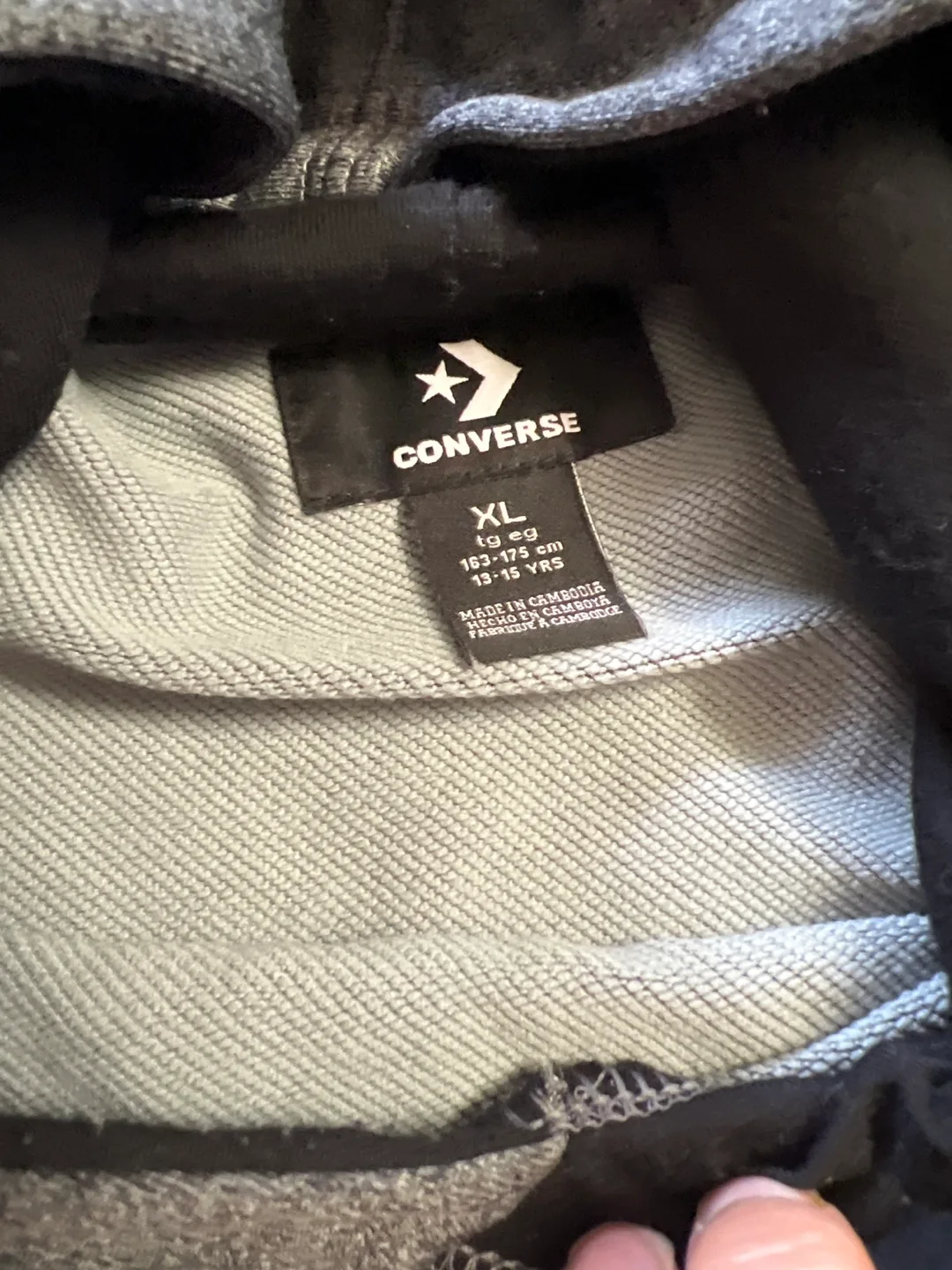 Converse XL Hoodie - Grey image indicator(2)