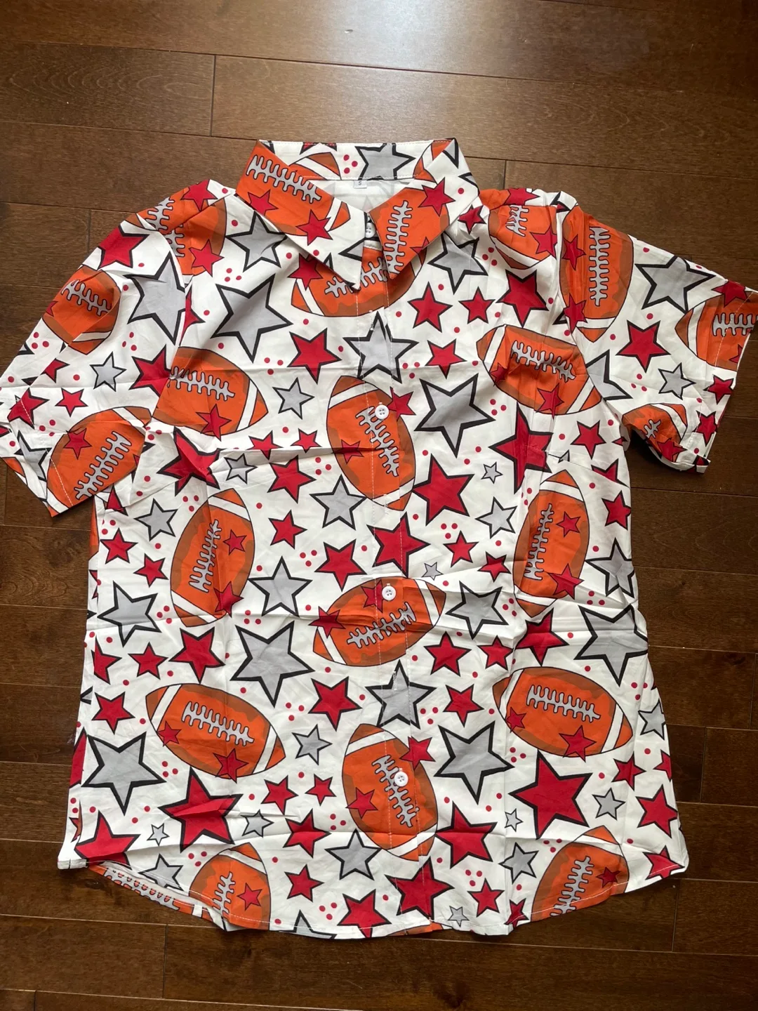 Patterned Button-Up Shirt - Size S thumbnail