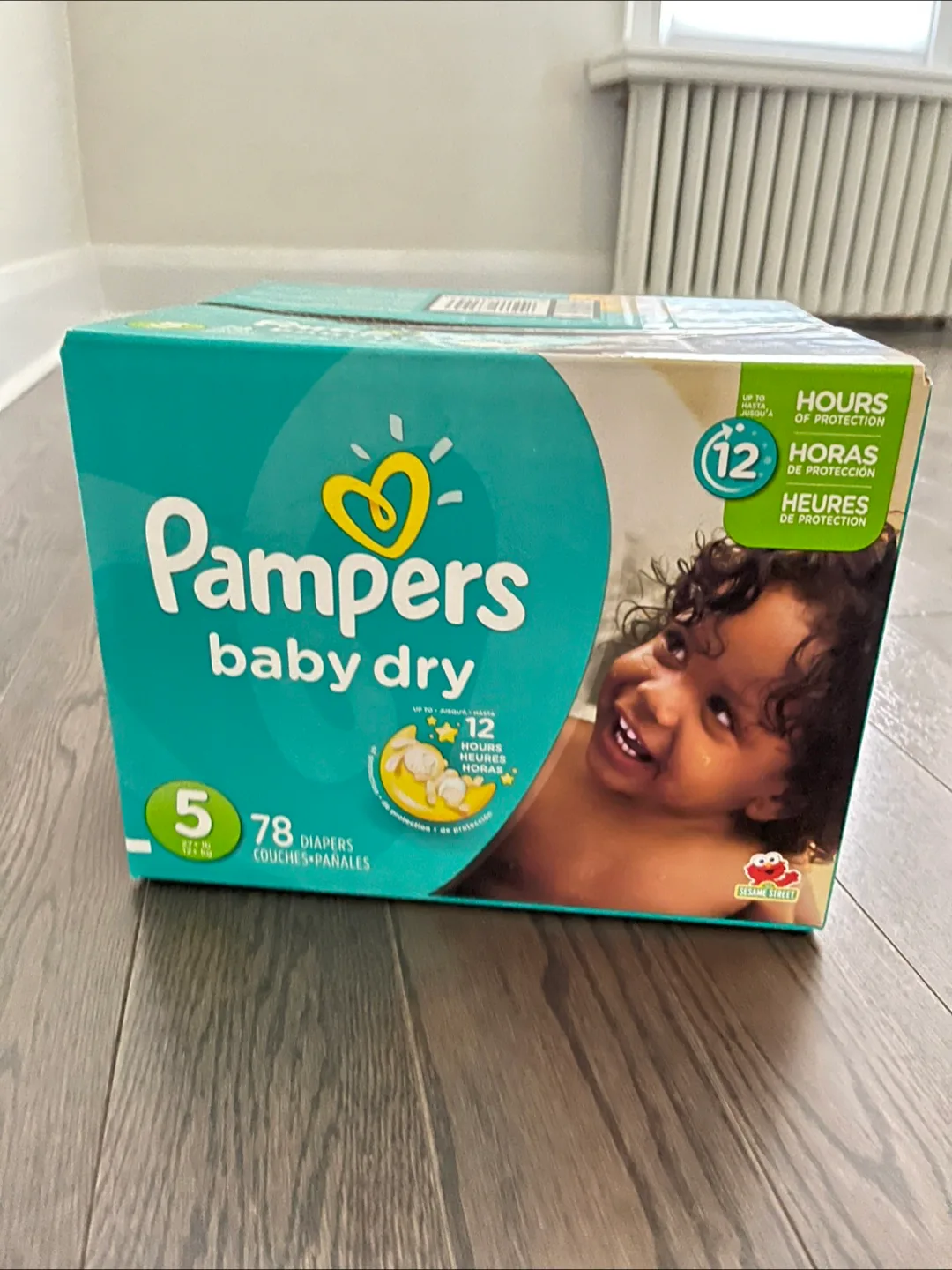 SEALED-Pampers Baby Dry Size 5 - 78 Diapers thumbnail