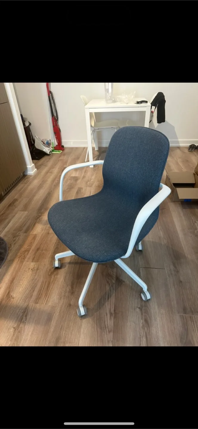 IKEA LÅNGFJÄLL Conference Chair - Dark Gray/White thumbnail
