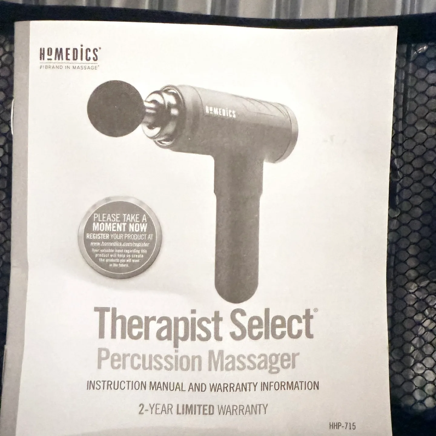 Homedics Therapist Select Percussion Massager - HHP-715 thumbnail