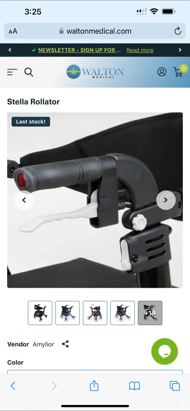 Chair rollator image indicator(6)