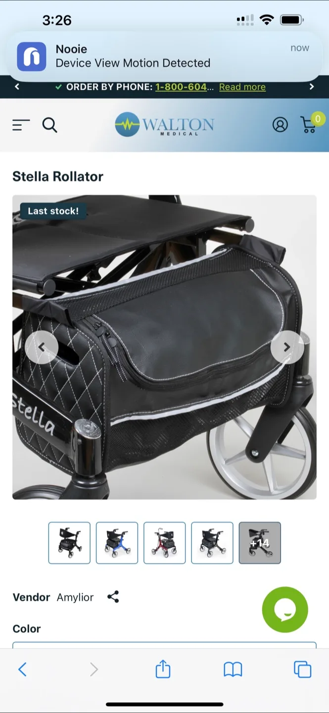 Chair rollator image indicator(5)