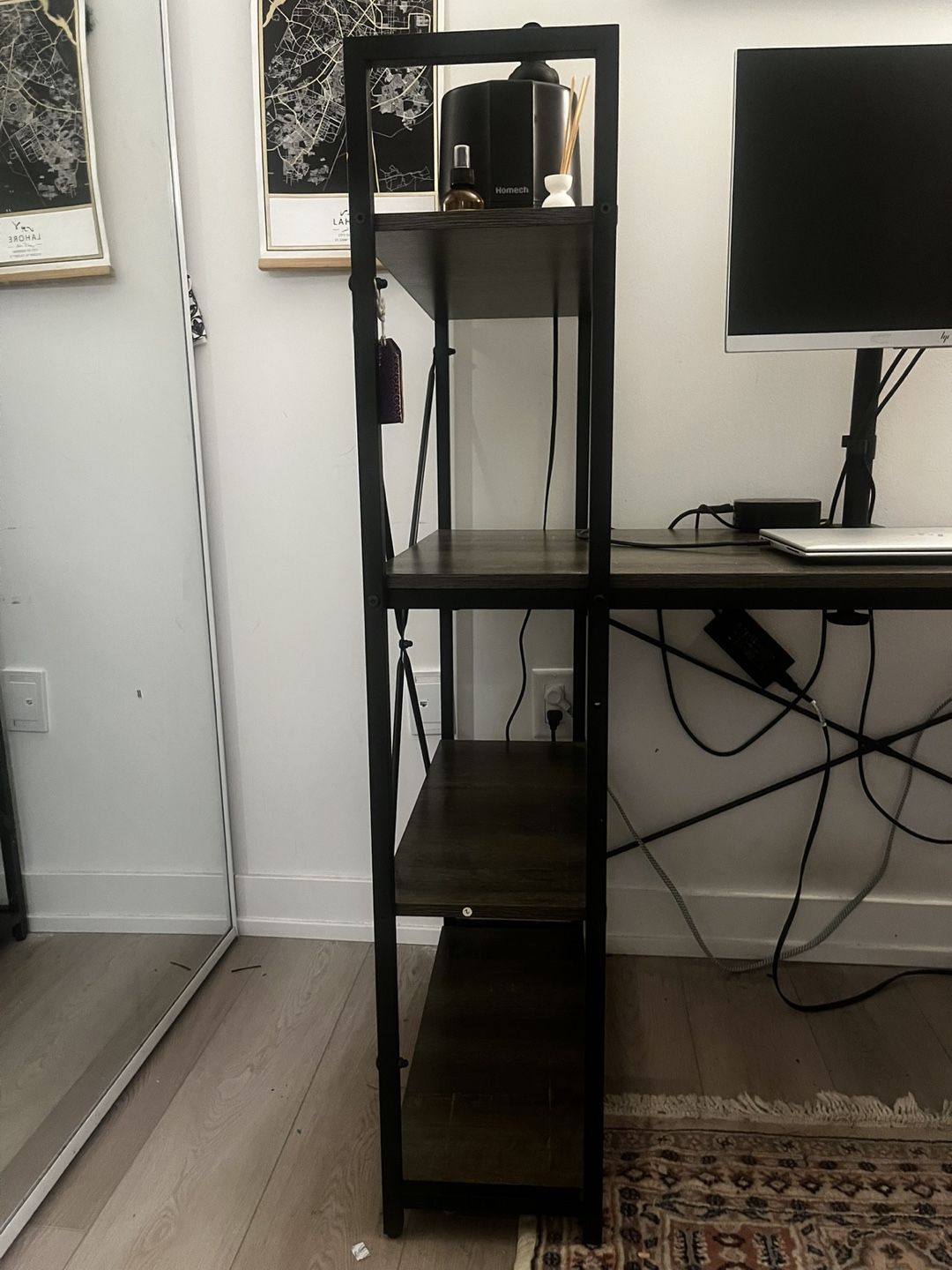 Desk with Shelves - photo 2