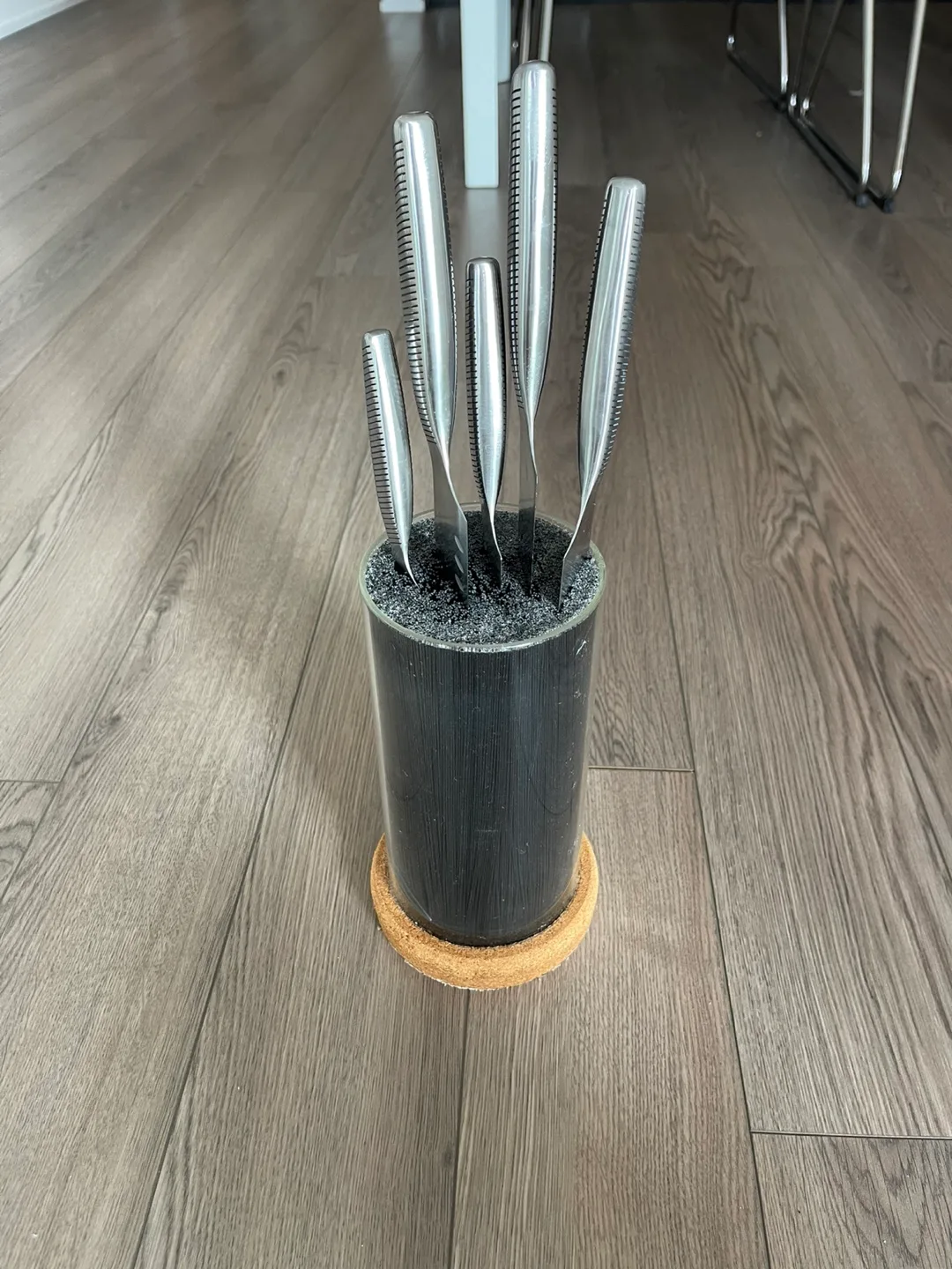 IKEA Stainless Steel Knife Set with Block image indicator(2)