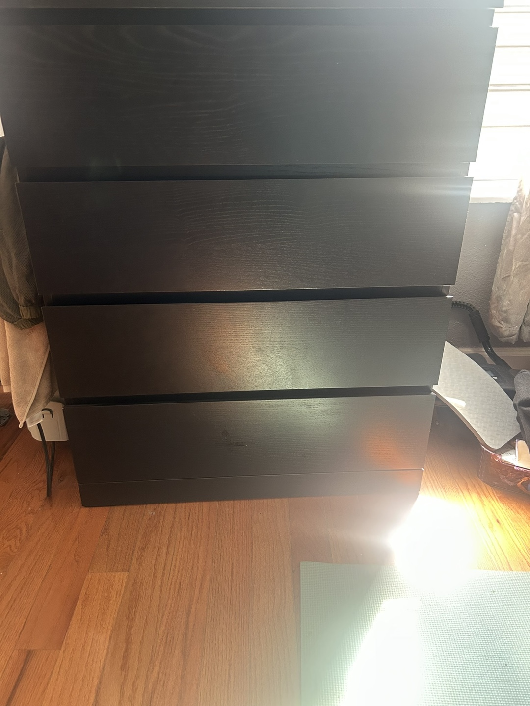Black 4-Drawer Dresser