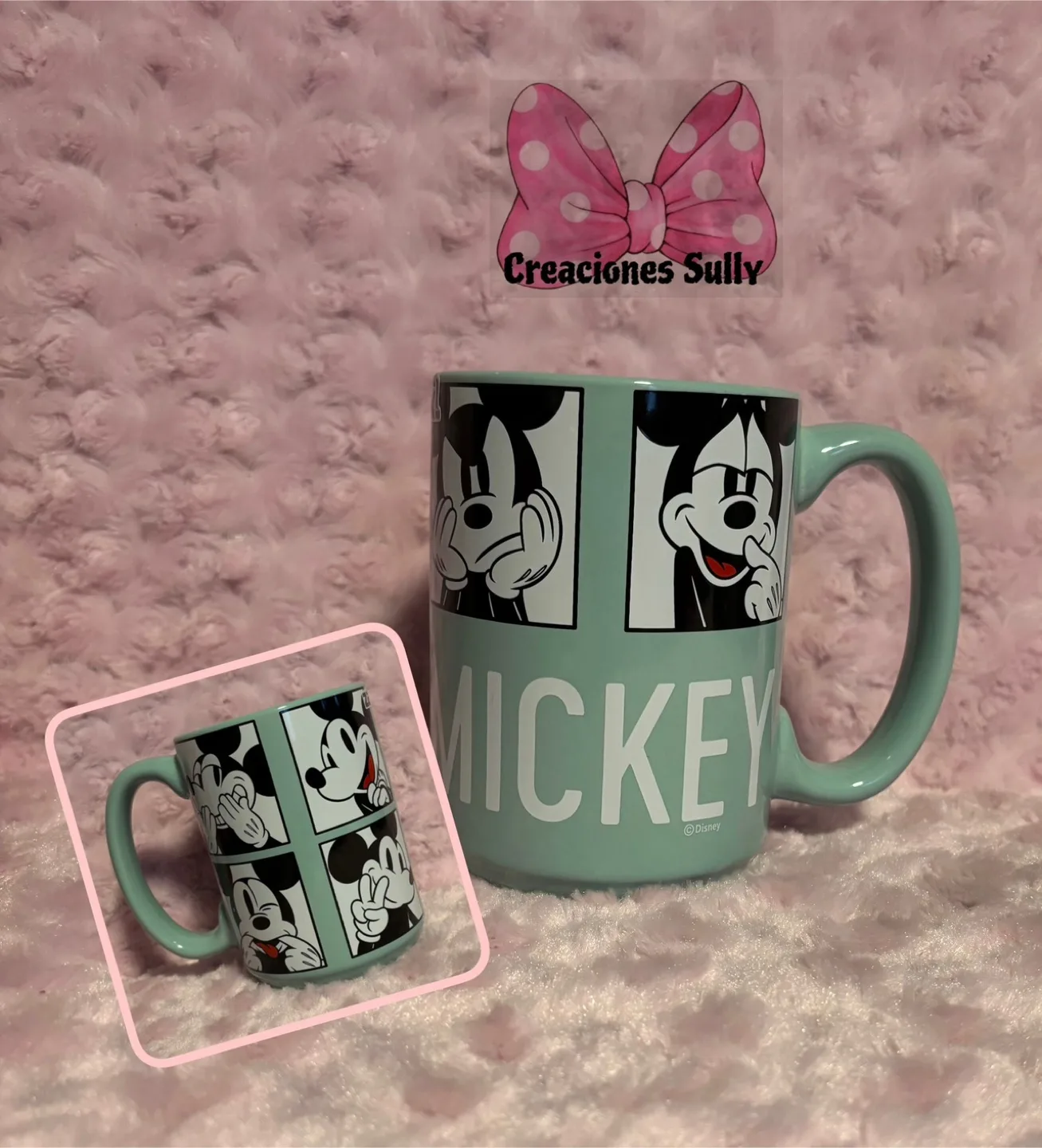Disney Mickey Mouse Mug - Light Green thumbnail