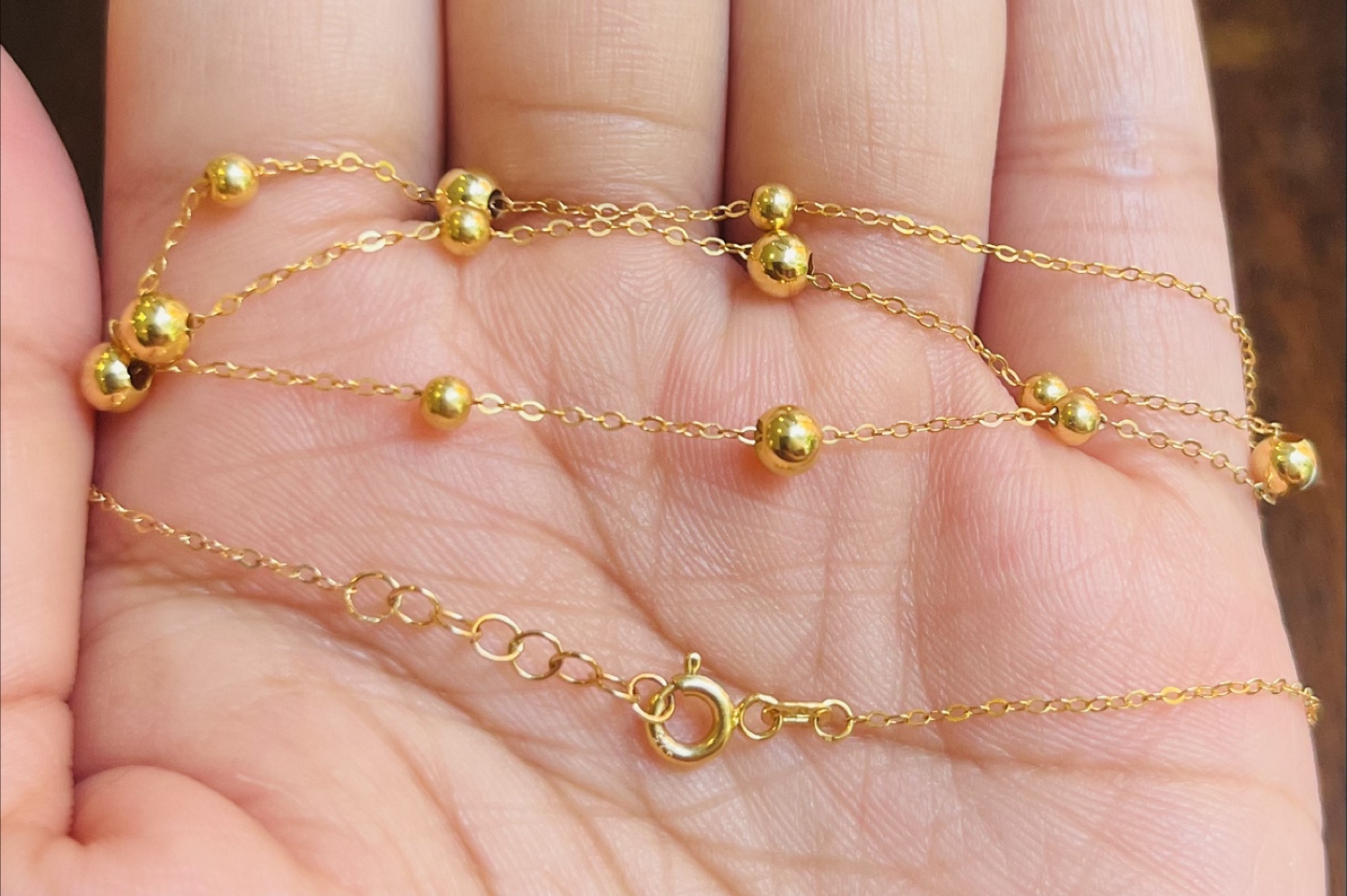 21K beads Necklace - photo 2