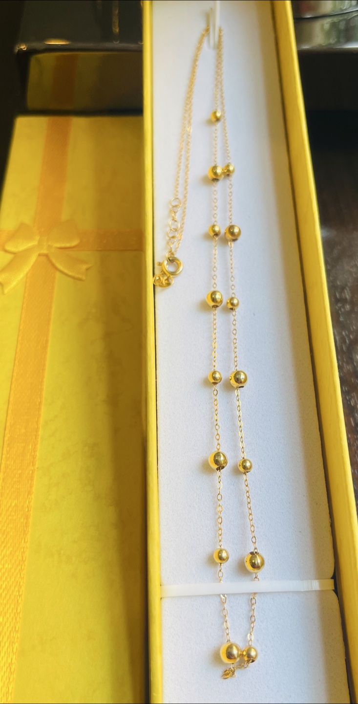 21K beads Necklace
