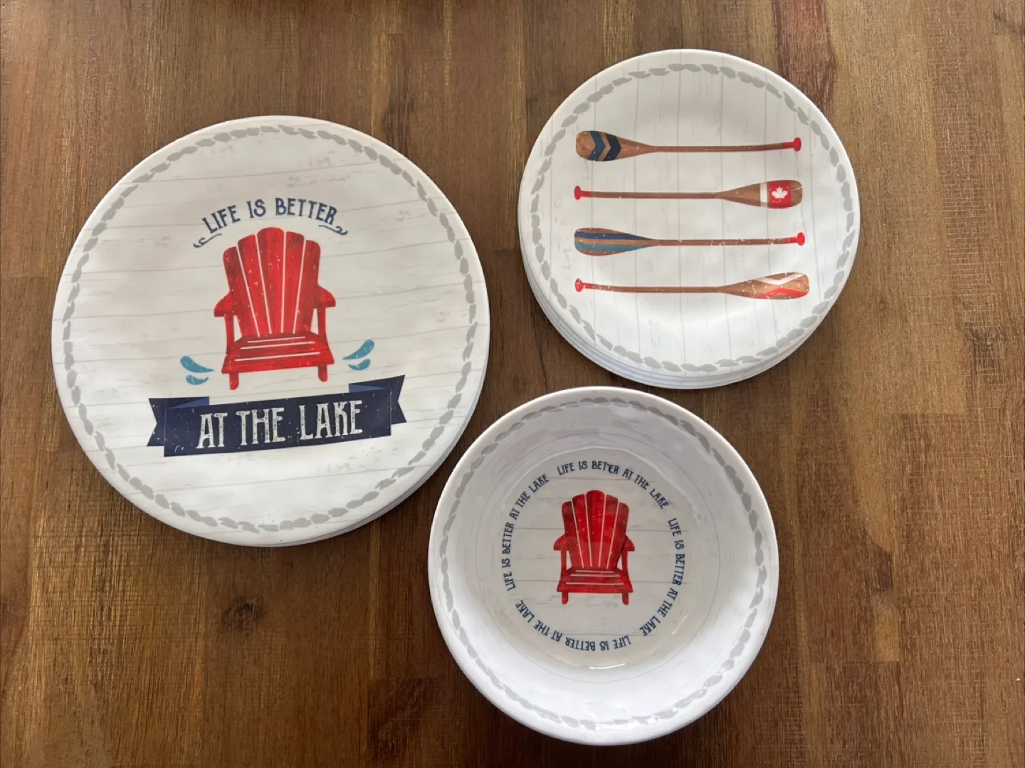 Lake Theme Plates and Bowls Set (12pc)- Kitchen Stuff Plus thumbnail