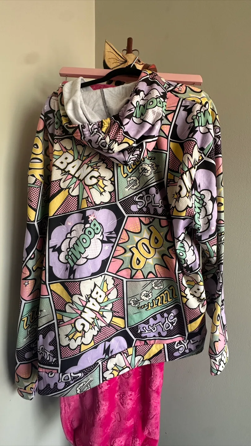 Graphic comic style hoodie 5x image indicator(2)