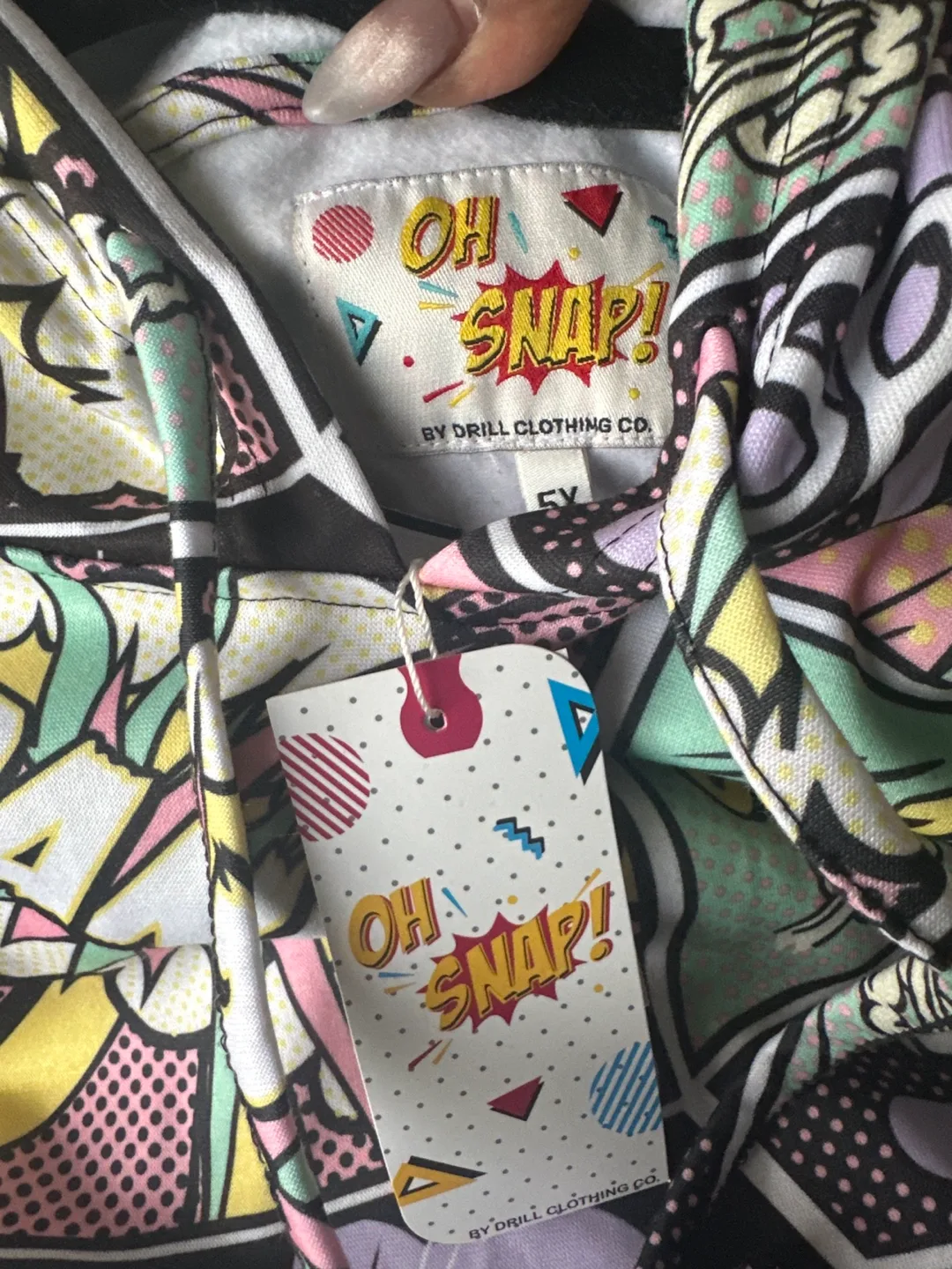 Graphic comic style hoodie 5x image indicator(3)