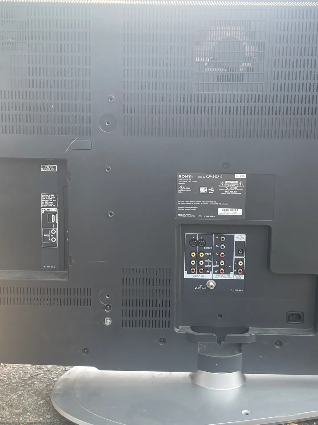 Sony Bravia KLV-S40A10 LCD TV comes with Remote image indicator(3)