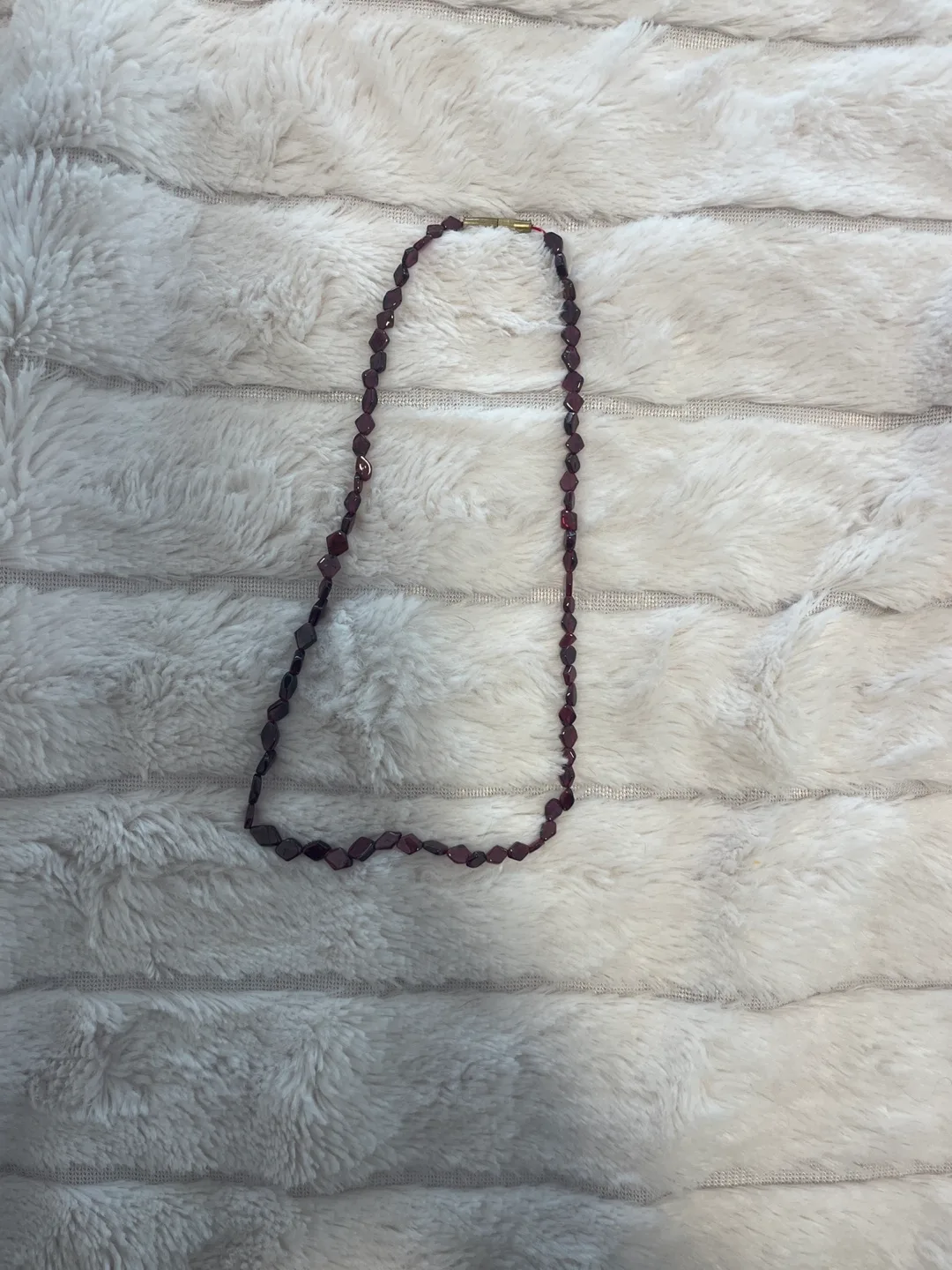 Garnet Bead Necklace thumbnail