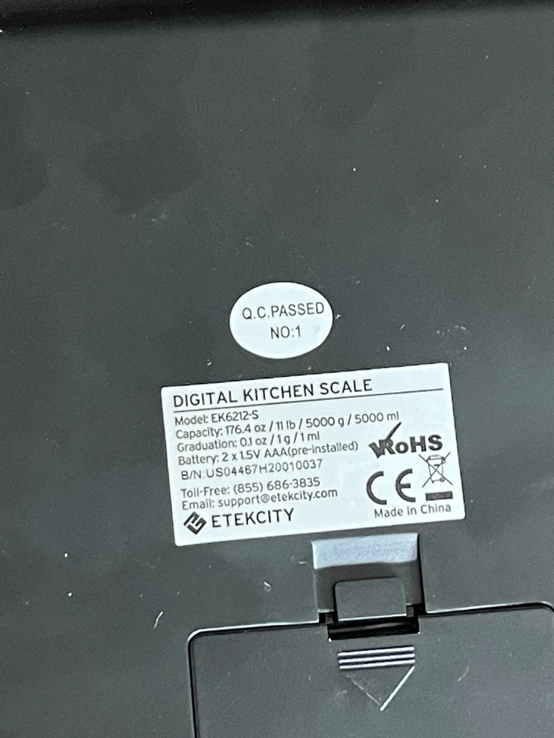 Etekcity Digital Kitchen Scale EK6212-S image indicator(4)