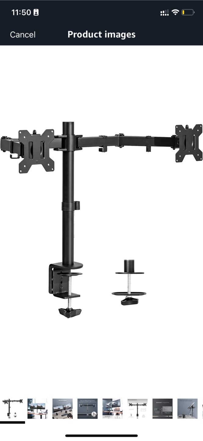Vivo Dual Monitor Desk Mount Stand - photo 3