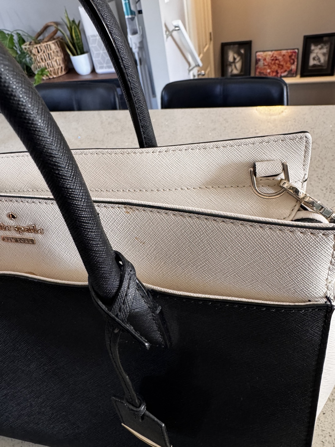 Black and white Kate Spade tote bag - photo 4
